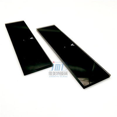 CNC process 4mm silk screen printing tempered ultra clear glass