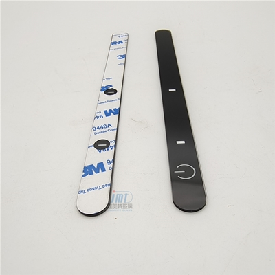 Factory Custom 0.5mm 0.7mm 1mm 1.5mm 2mm 3mm Screen Printing Tempered Control Touch Glass Panel With Adhesive